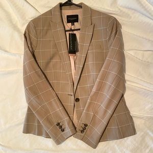 NWT!! Washable Banana Republic Plaid Blazer!